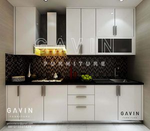 Harga Kitchen Set HPL Per Meter Hpl Glossy Putih Q2774