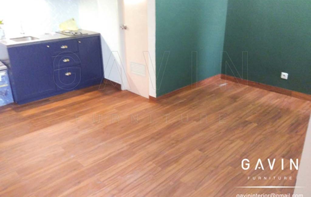 Pemasangan Vinyl Lantai Untuk Klien Di Pakubuwono