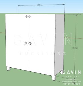 sketsa pembuatan rak sepatu minimalis project di Jakarta Pusat Q3059