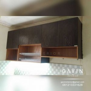 kabinet atas kitchen set finishing HPL Q3227