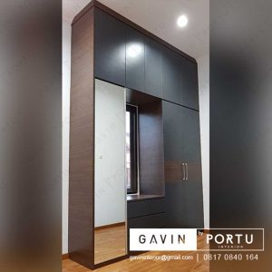 model lemari pakaian minimalis modern project di pluit id3234