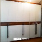buat lemari pakaian minimalis 6 pintu swing