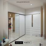 pintu sliding untuk lemari pakaian model letter L