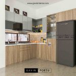 kitchen set dapur minimalis bentuk L produksi Gavin Interior