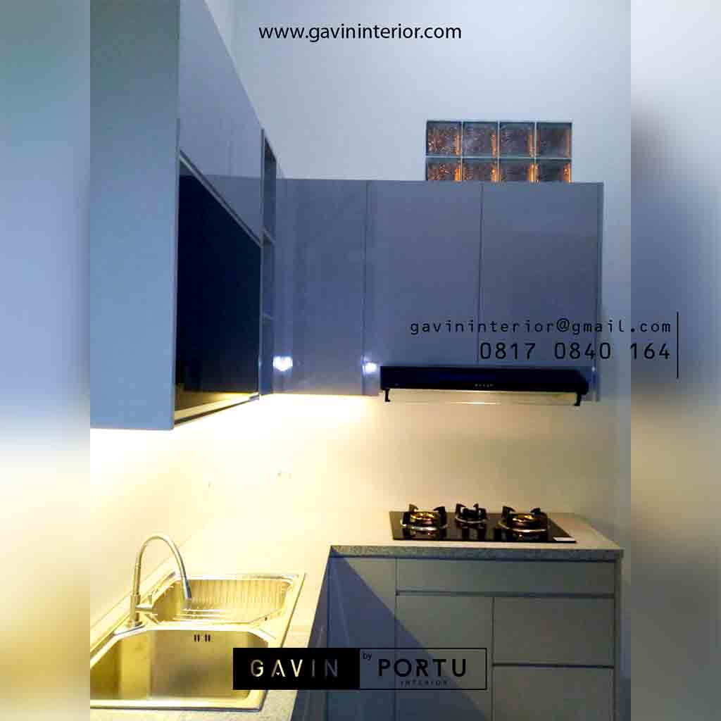 Hasil Pasang Kitchen Set Minimalis Klein di Botanica Valley Serpong id3892
