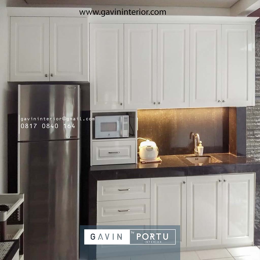 Buat Kitchen Set Warna Putih di Cengkareng Jakarta Barat id4011p